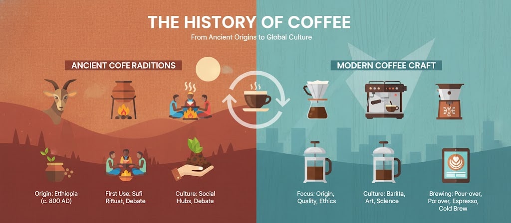 Cofee history Banner