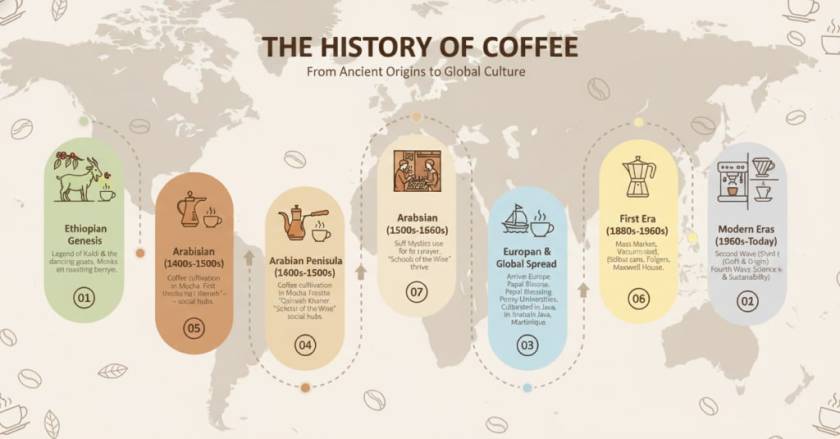 The History of Coffee: From Ancient Origins to Modern Culture ...